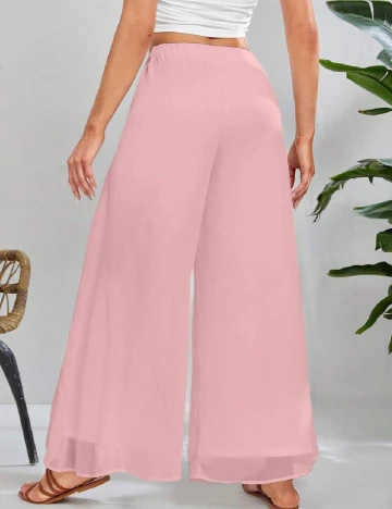 Pantaloni SHEIN, roz