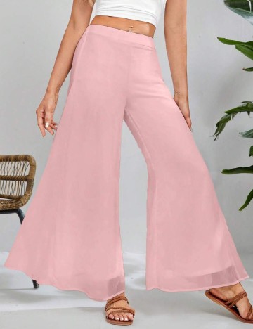 Pantaloni SHEIN, roz
