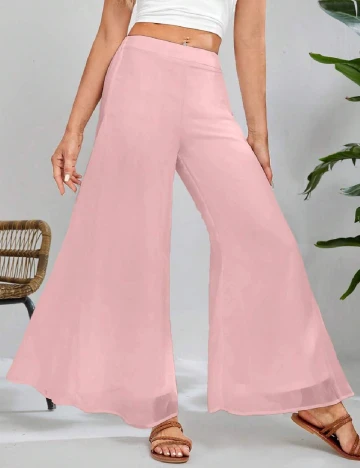 Pantaloni SHEIN, roz