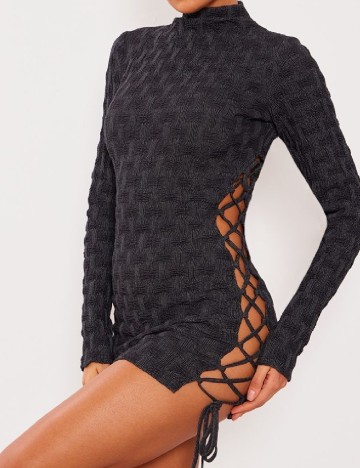 Rochie scurta PRETTYLITTLETHING, negru