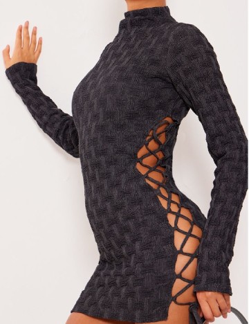 Rochie scurta PRETTYLITTLETHING, negru
