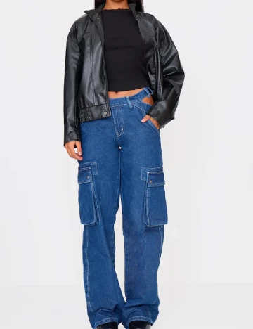 Blugi PRETTYLITTLETHING, albastru