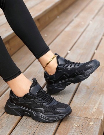 Adidasi SHEIN, negru