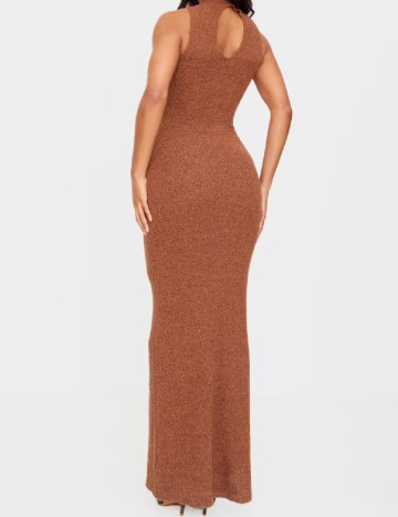 Rochie lunga PRETTYLITTLETHING, maro