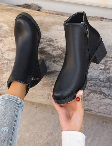 Botine SHEIN, negru