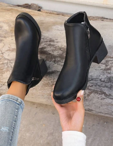 Botine SHEIN, negru