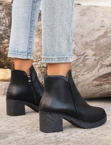 Botine SHEIN, negru