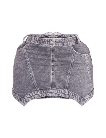 Fusta PRETTYLITTLETHING Plus Size, gri
