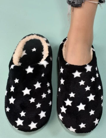 Papuci de Casa SHEIN, negru Negru