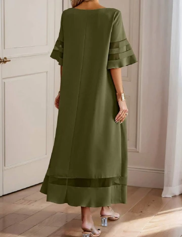 Rochie lunga SHEIN, verde