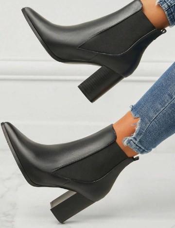 
						Botine SHEIN, negru