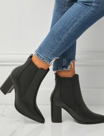 Botine SHEIN, negru