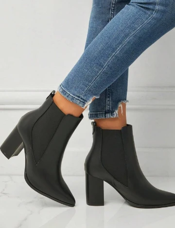 Botine SHEIN, negru