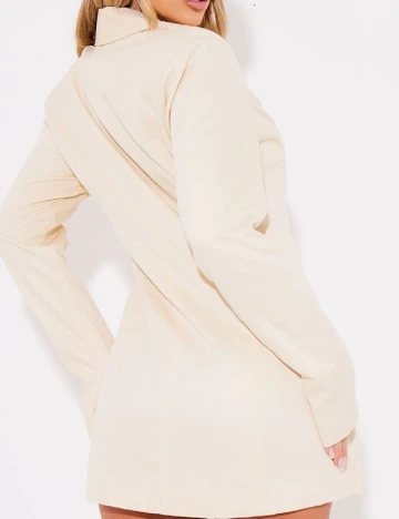 Rochie scurta PRETTYLITTLETHING, crem