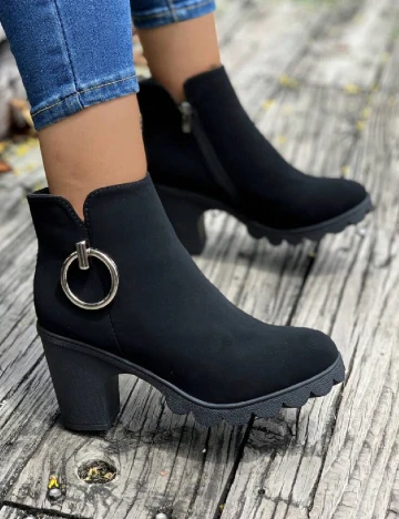Botine SHEIN, negru