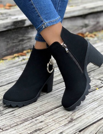 Botine SHEIN, negru