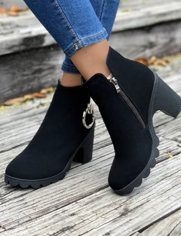 Botine SHEIN, negru