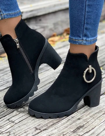 Botine SHEIN, negru