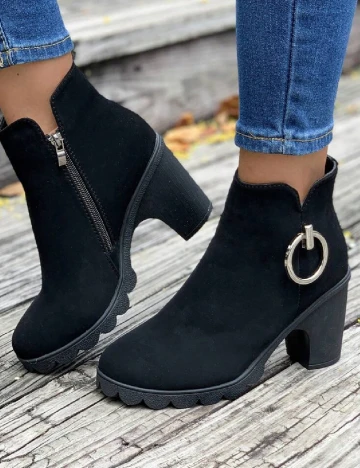 Botine SHEIN, negru