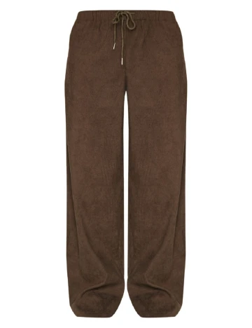 Pantaloni PRETTYLITTLETHING, maro Maro