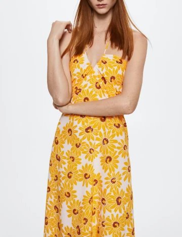 Rochie lunga Mango, galben