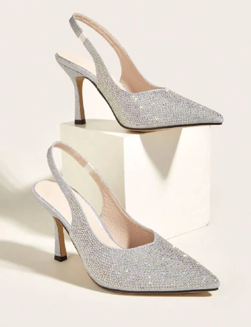 Pantofi SHEIN, argintiu