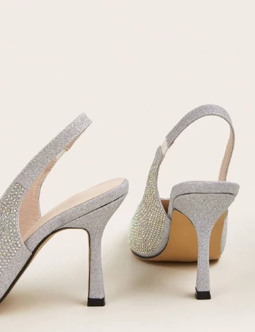Pantofi SHEIN, argintiu