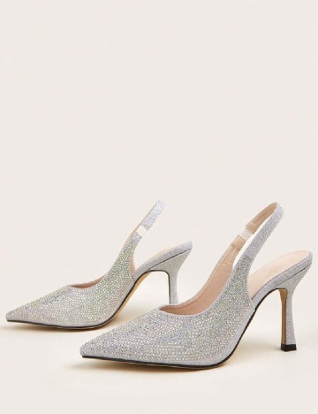 Pantofi SHEIN, argintiu