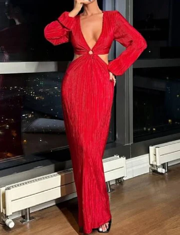 Rochie lunga SHEIN, rosu