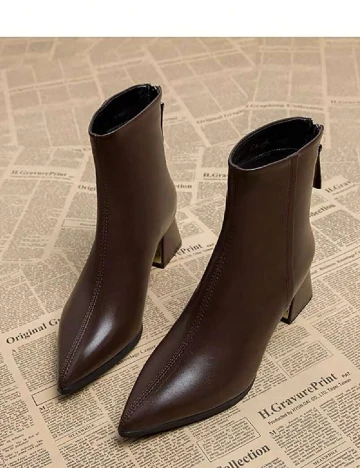 Botine SHEIN, maro