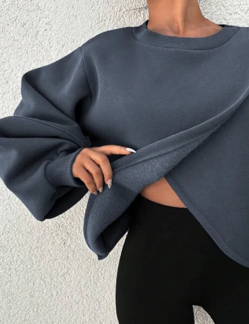 Bluza SHEIN, gri petrol