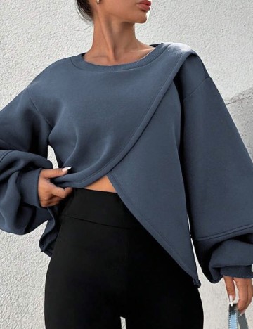 
						Bluza SHEIN, gri petrol