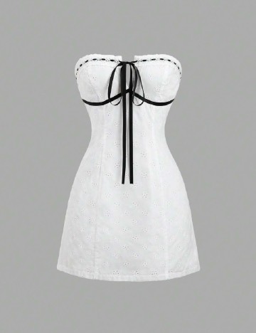 Rochie scurta SHEIN, alb
