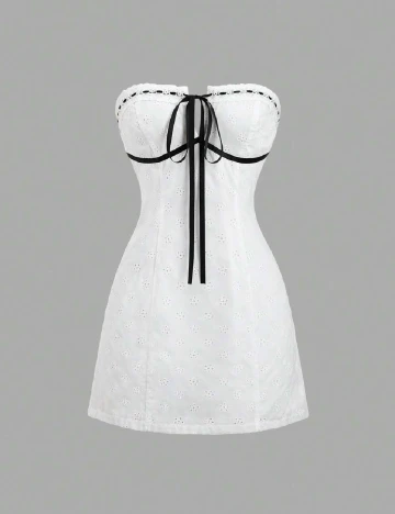 Rochie scurta SHEIN, alb
