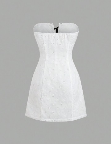 Rochie scurta SHEIN, alb