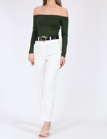 Pantaloni SHEIN, alb