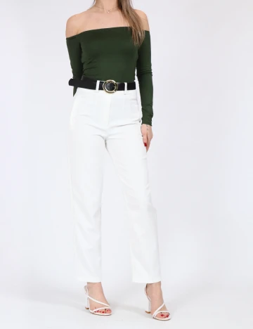Pantaloni SHEIN, alb