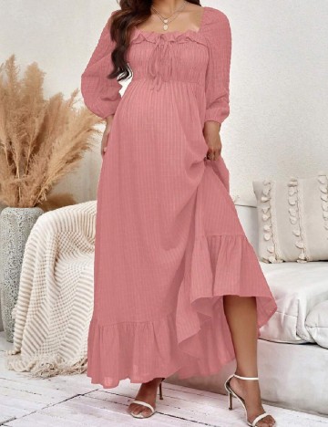
						Rochie lunga SHEIN Maternity, roz