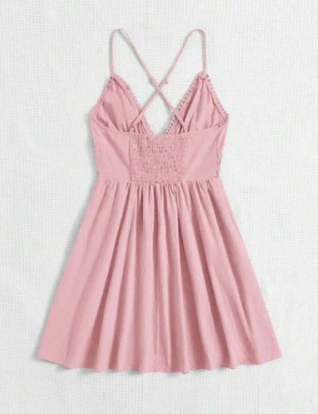 Rochie scurta SHEIN, roz Roz