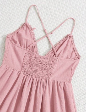 Rochie scurta SHEIN, roz