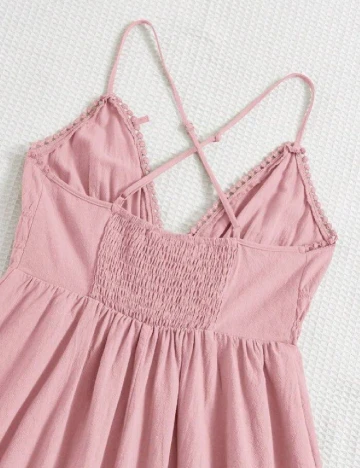 Rochie scurta SHEIN, roz Roz