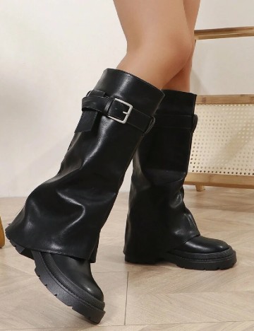 
						Cizme SHEIN, negru