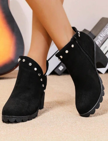 Botine SHEIN, negru