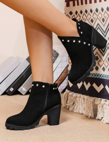 Botine SHEIN, negru