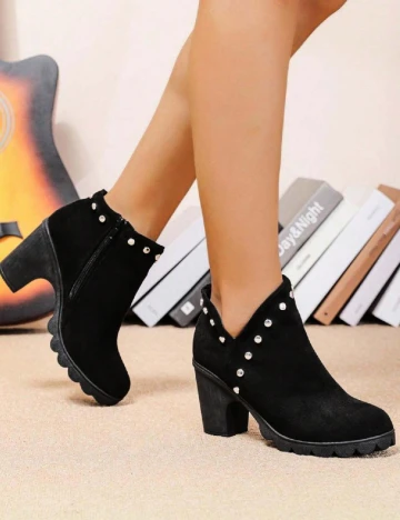 Botine SHEIN, negru