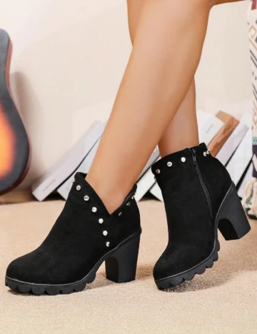 Botine SHEIN, negru
