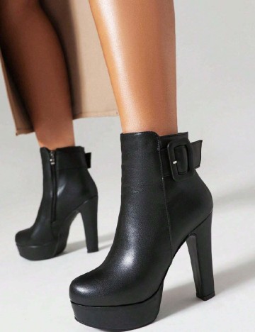 
						Botine SHEIN, negru