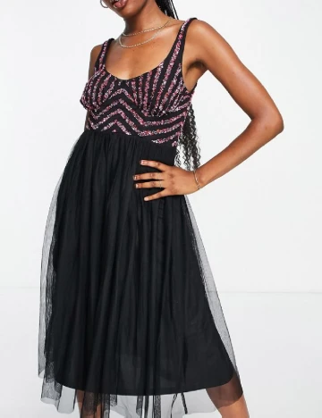 Rochie medie ASOS, negru