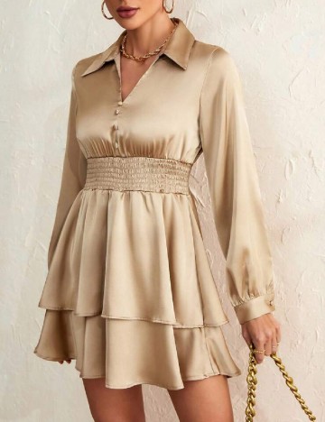Rochie scurta SHEIN, maro