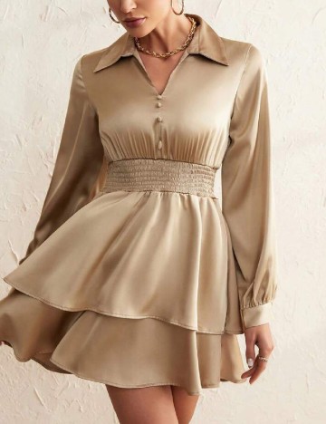 Rochie scurta SHEIN, maro